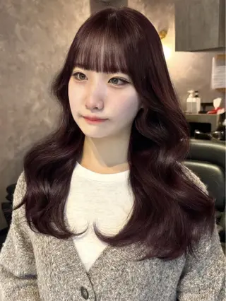 ロング カラー 🍒さき🍒大宮/ 透明感カラーのヘアスタイル