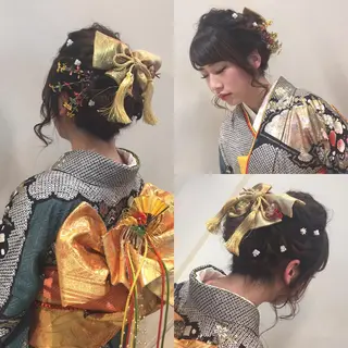 ショート ミディアム セミロング ロング カラー パーマ ヘアアレンジ ハイトーン×髪質改善 KENTAのヘアスタイル