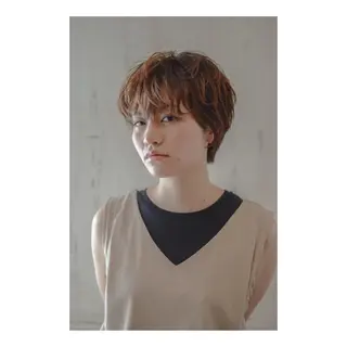ショート くるくるパーマ aikoのヘアスタイル