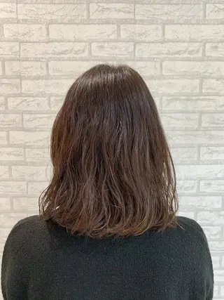 ミディアム パーマ NYNY四條畷店 森 亮人のヘアスタイル