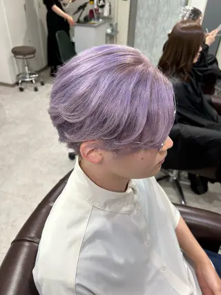 ショート カラー メンズ 池袋/カラー特化🎨 ロング料金なし🩵のヘアスタイル