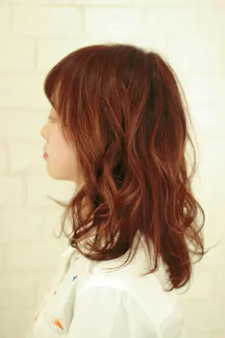 セミロング パーマ 【名古屋】モデル募集 arisaのヘアスタイル