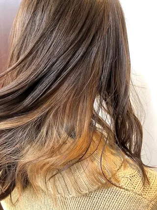 セミロング うる艶レイヤーカット hinakoのヘアスタイル