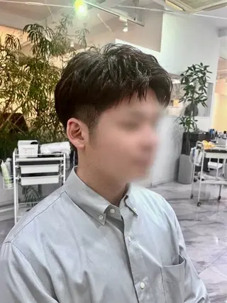 ショート メンズ 山本 留宇のヘアスタイル