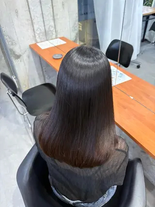 ロング 髪質改善／縮毛矯正 関根青葉のヘアスタイル