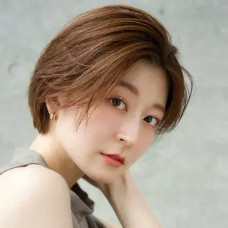 ショート 顔周りだけで垢抜ける レイヤー/小池　祐のヘアスタイル