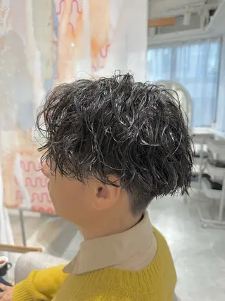 ショート パーマ メンズ 💎メンズパーマ特化 🥇メンズのプロのヘアスタイル
