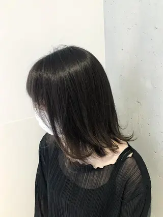 ミディアム カラー 髪質改善/顔まわり 石原のヘアスタイル