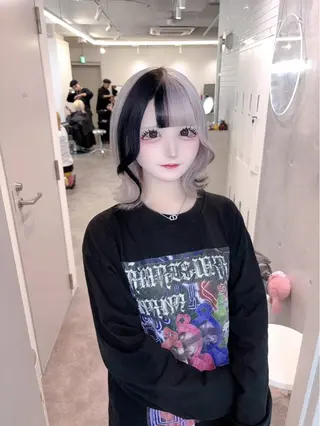 ショート カラー ハイトーン/ピンク カラー/めい🎀のヘアスタイル