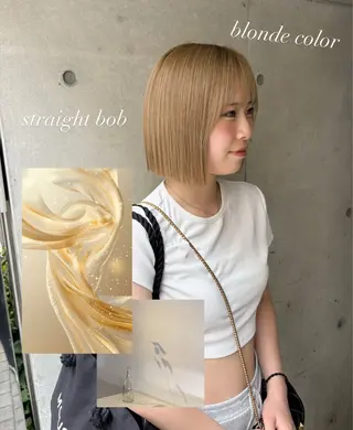 ショート 透けカラー.艶髪. 梅田♡midoのヘアスタイル
