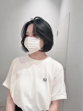 ショート カラー メンズカット ブリーチ ‬JINのヘアスタイル