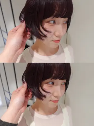 ショート yuka | 京都 |カットモデル🧁♡のヘアスタイル