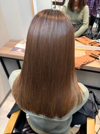 セミロング 美髪/透明感カラー 🪷yaeka🪽のヘアスタイル