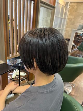 ショート カラー マスママナミ VALOR立川店のヘアスタイル