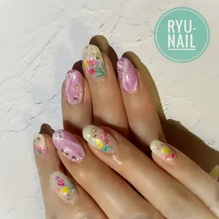 ネイル Ryu-nail 對馬　琴美のネイルデザイン