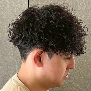 パーマ メンズ ⚡️束感セット⚡️ 🌊あおい🌊のヘアスタイル
