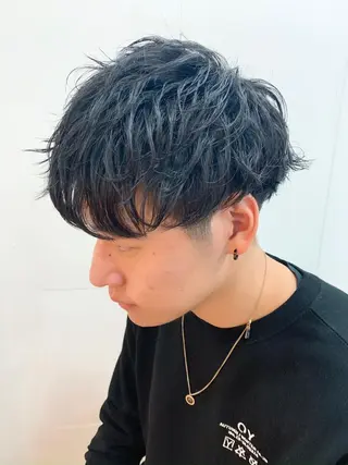 ショート パーマ ヘアアレンジ メンズ メンズスタイル ly本厚木のヘアスタイル