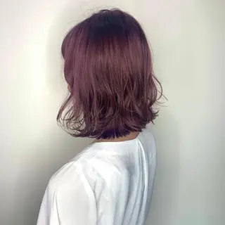 ミディアム カラー 𖧷 ⁺. 大人ヘア Yui 𓂃𓈒𓏸のヘアスタイル