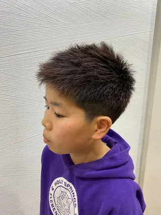 ショート メンズ キッズ 堀 広夢のヘアスタイル