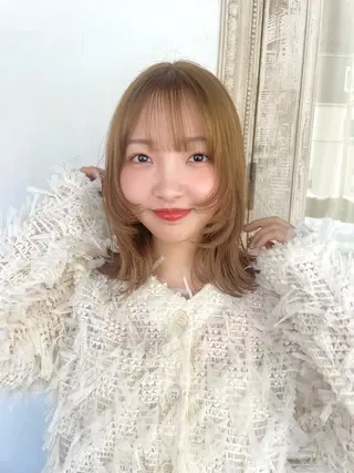 セミロング カラー Re;tique🎀 ／ricoのヘアスタイル