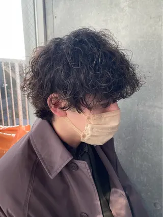 パーマ メンズ メンズモテパーマ💙 fuwaのヘアスタイル