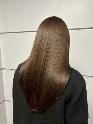 カラー 透明感カラー yuiのヘアスタイル