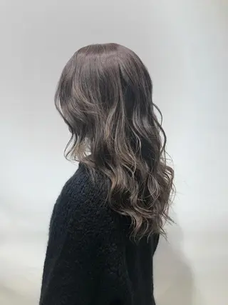 セミロング カラー 中野 竜介のヘアスタイル