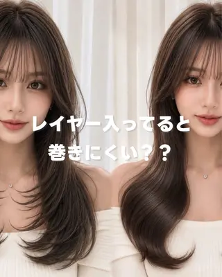 ロング カラー 💎レイヤー/韓国 💎石戸谷のヘアスタイル