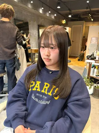 セミロング 相宮 優羽のヘアスタイル