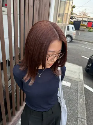 セミロング 衛藤 澄玲のヘアスタイル