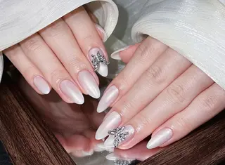 ネイル 🎀も ものネイルデザイン