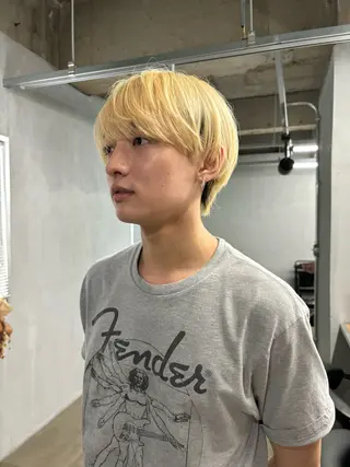 ショート カラー メンズ メンズ/ダブルカラー /パーマ/来栖慧💈のヘアスタイル