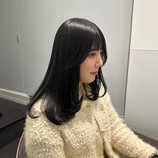 ロング カラー 💫艶ハイトーン×髪 質改善💫リュウトのヘアスタイル