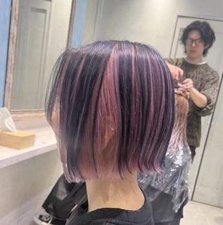 ロング カラー 🎀ブリーチ/透明感 カラー/ななみ🎀のヘアスタイル