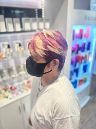 ショート 💖saki/店長 /ハイトーン💖のヘアスタイル
