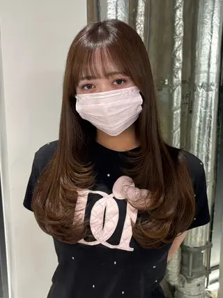 ロング カラー 🥨みのり🥨/ レイヤーカット/ボブのヘアスタイル