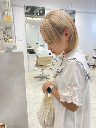 ショート カラー メンズ清潔感のプロ 💈メンズパーマ藤田のヘアスタイル