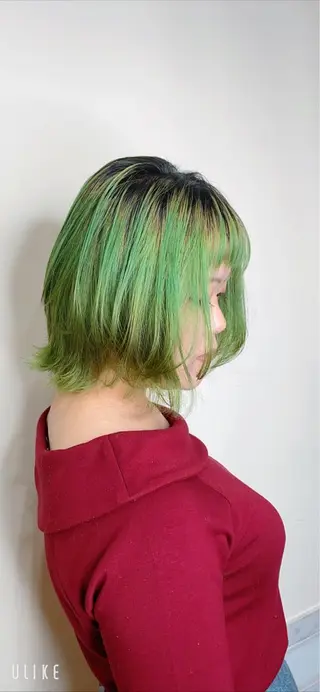 ショート カラー ヘアアレンジ アイラッシュ/美容室 個室/瀬戸 一菜のヘアスタイル