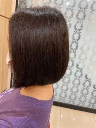 ミディアム ナチュラルヘア 神田一瑳のヘアスタイル