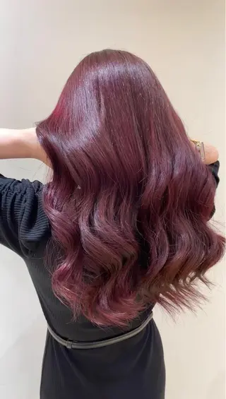ロング 池田 早穂のヘアスタイル