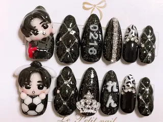 ネイル 大分市推し活ネイル 🎀ライブ・現場前にのネイルデザイン