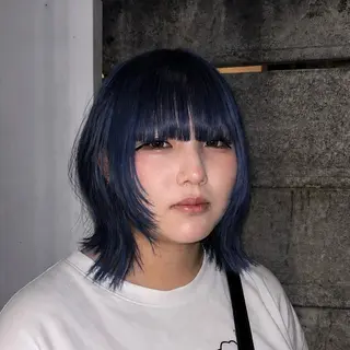 ミディアム カラー 🌺盛れるベージュ/ レイヤー🌺リオのヘアスタイル