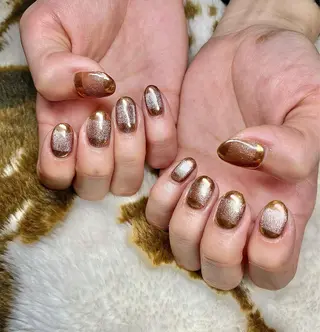 ショート カラー パーマ ヘアアレンジ メンズ キッズ ネイル マツエク・マツパ el. by Aoのネイルデザイン
