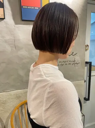 ショート カラー ayane⭐️ボブ・ ショート・パーマのヘアスタイル