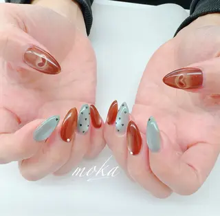 ネイル 胡蝶蘭レディースサロ ンNailMOKAのネイルデザイン