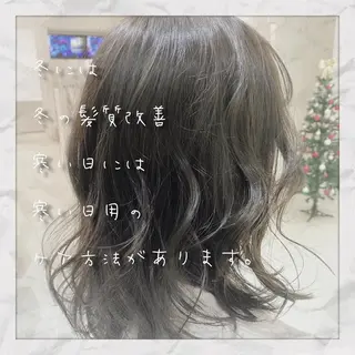 ミディアム カラー 上田 篤史のヘアスタイル
