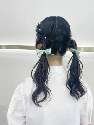 ロング ヘアアレンジ CARELLY Rukaのマツエク・マツパデザイン