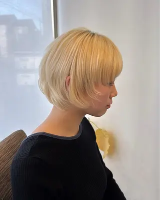 ショート カラー ヘアアレンジ Q-te /艶 💖 スタイル/ mokaのヘアスタイル