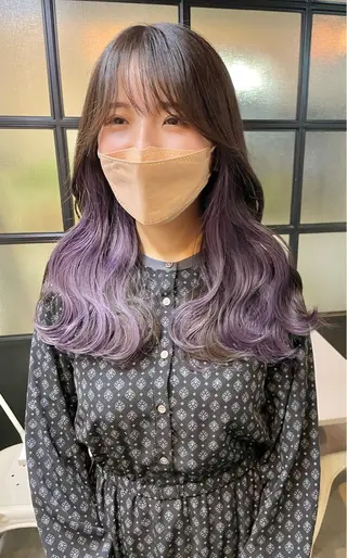 セミロング カラー 髪質改善/美髪矯正 🪼土屋そーたのヘアスタイル