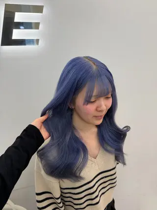 ロング カラー ヘアアレンジ 透明感カラー🎀艶髪 Anju/渋谷🎀のヘアスタイル
